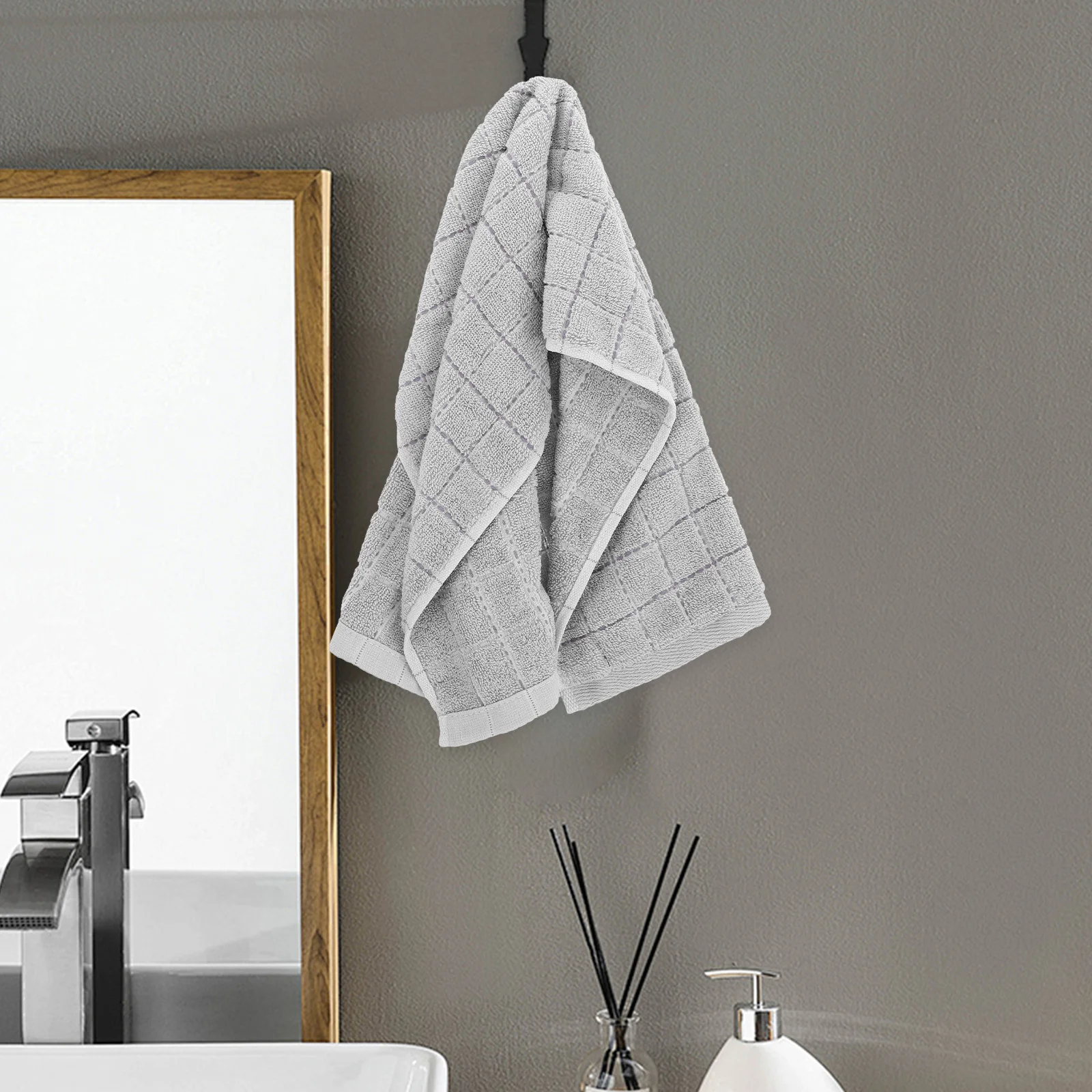 ผ้าเช็ดหน้าผ้าฝ้ายเนื้อนุ่ม ผ้าเช็ดหน้าดูดซับสูง ผ้าเช็ดหน้าล้างหน้า ผ้าเช็ดมือในห้องน้ำแบบใช้ซ้ำได้ ผ้าเช็ดตัวเนื้อนุ่มดูดซับได้ดี