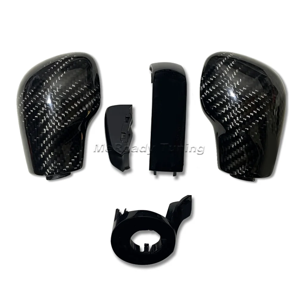 Forge Carbon Fiber DSG shift knob shifter cover for VW Passat B8 b7 Golf 7 GTI Tiguan CC R20 Scirocco Jetta 6 GLI bettle tuning - view 4