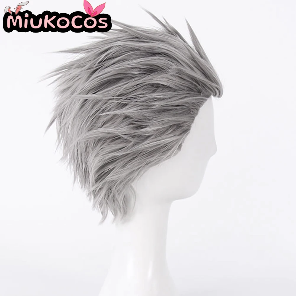 재고 있음 Vergil 코스프레 가발 MiukoCosplay 게임 Devil May Cry 5 코스프레