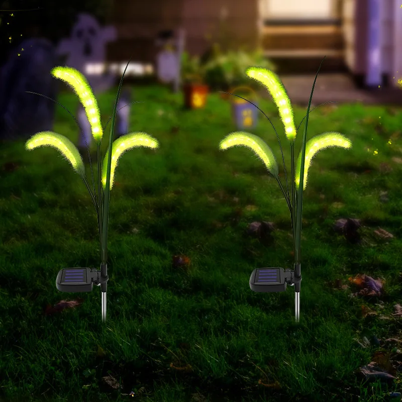 Outdoor simulated solar dog tail grass light, luminous reed light