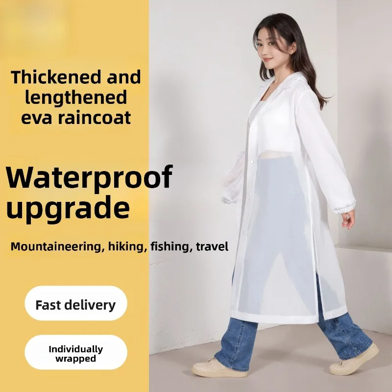 

3 Pcs Outdoor Universal Solid-Color Disposable Raincoat Durable Waterproof Elastic Cuffs Waterproof Poncho Overall Raincoats