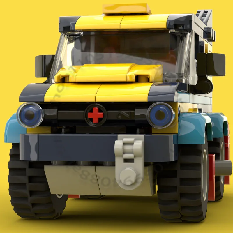 294 PCS Transport Car Rally Raid 4x4 Evolution MOC Customize Modular Building Block Educational Brick DIY Toy Christmas Gift