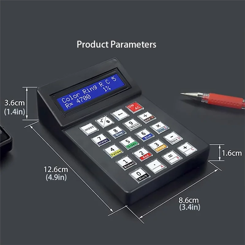 7 بت LCD1602 عرض آلة حاسبة لسطح المكتب مجموعة مشروع لحام لتقوم بها بنفسك مجموعة الالكترونيات الهواية لتقوم بها بنفسك مجموعة لحام الآلة الحاسبة
