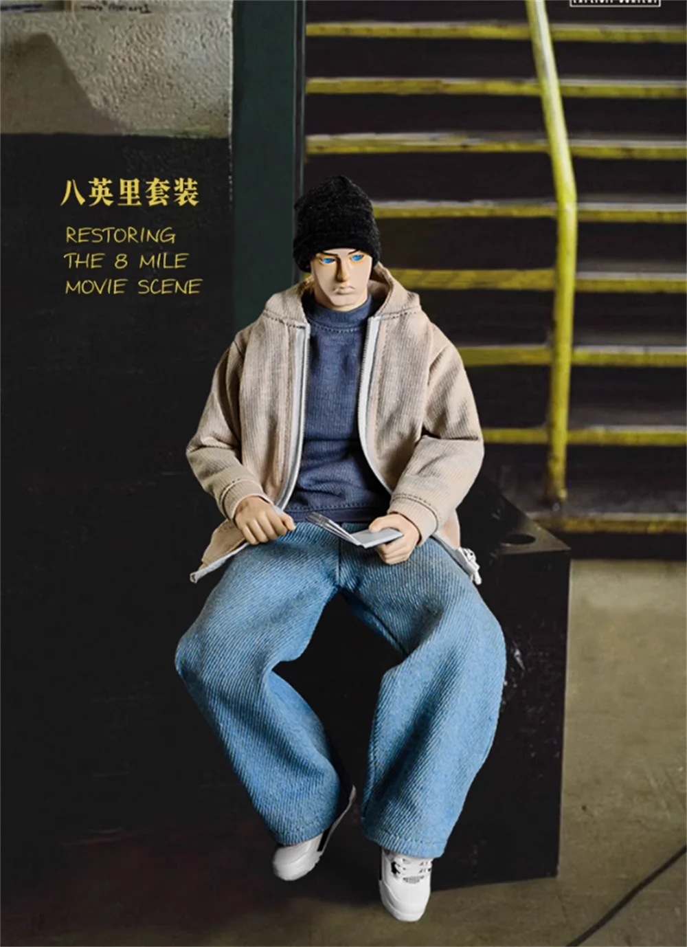 1/6th GOON اللعب نموذج تصميم فريد مغني الراب موضة نمط EM رجل فستان بتصميم بدلة بالمنشار نسخة مجموعة كاملة دمية الحركة المتحركة