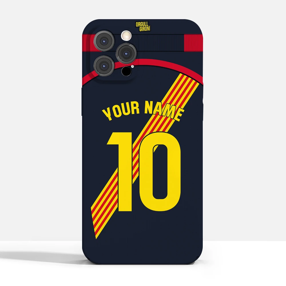 España Girona Montilivi Estadio Funda para iPhone 16 15 14 Pro Max 13 12 11 Mini X XS XR 7 8 6S Plus SE