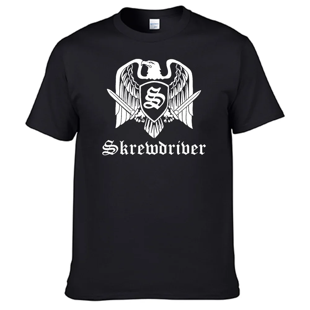 Band Skrewdrivers T Shirt 100% Cotton Men Shirt N018