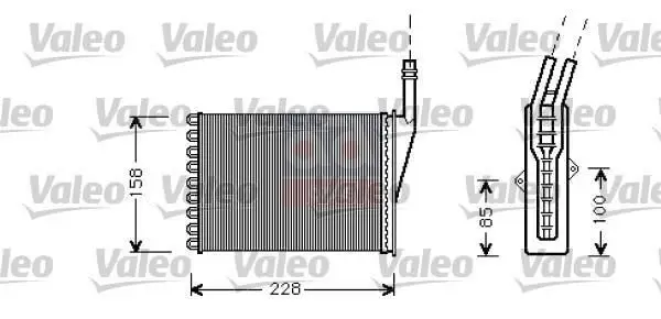 Store code: 812287 for heater radiator ESPACE III air conditioning BINEK (imported)