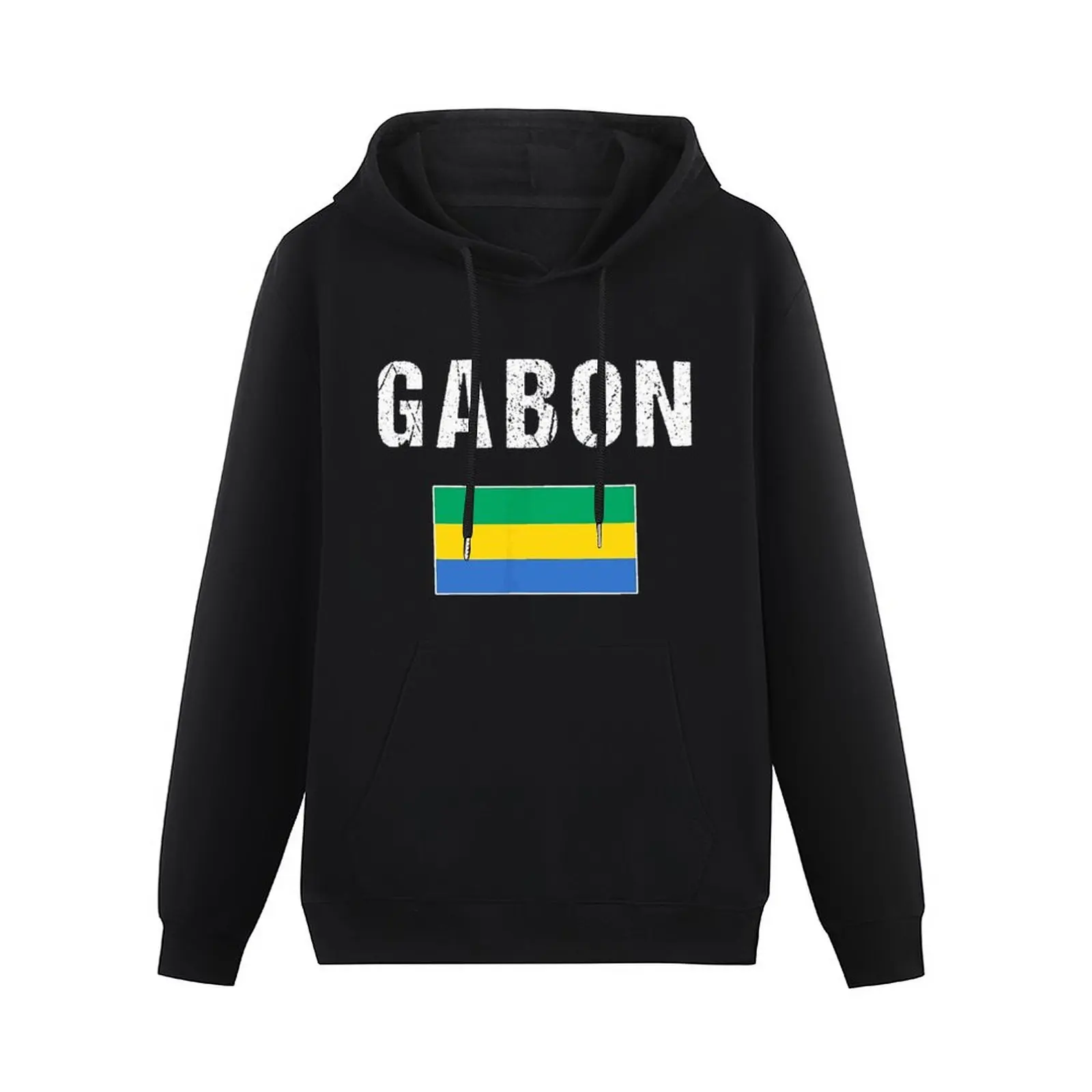 Men Women Hoodies Gabon Flag Gabonese Country Map Hoodie Pullover Hooded Hip Hop Sweatshirt Cotton Unisex