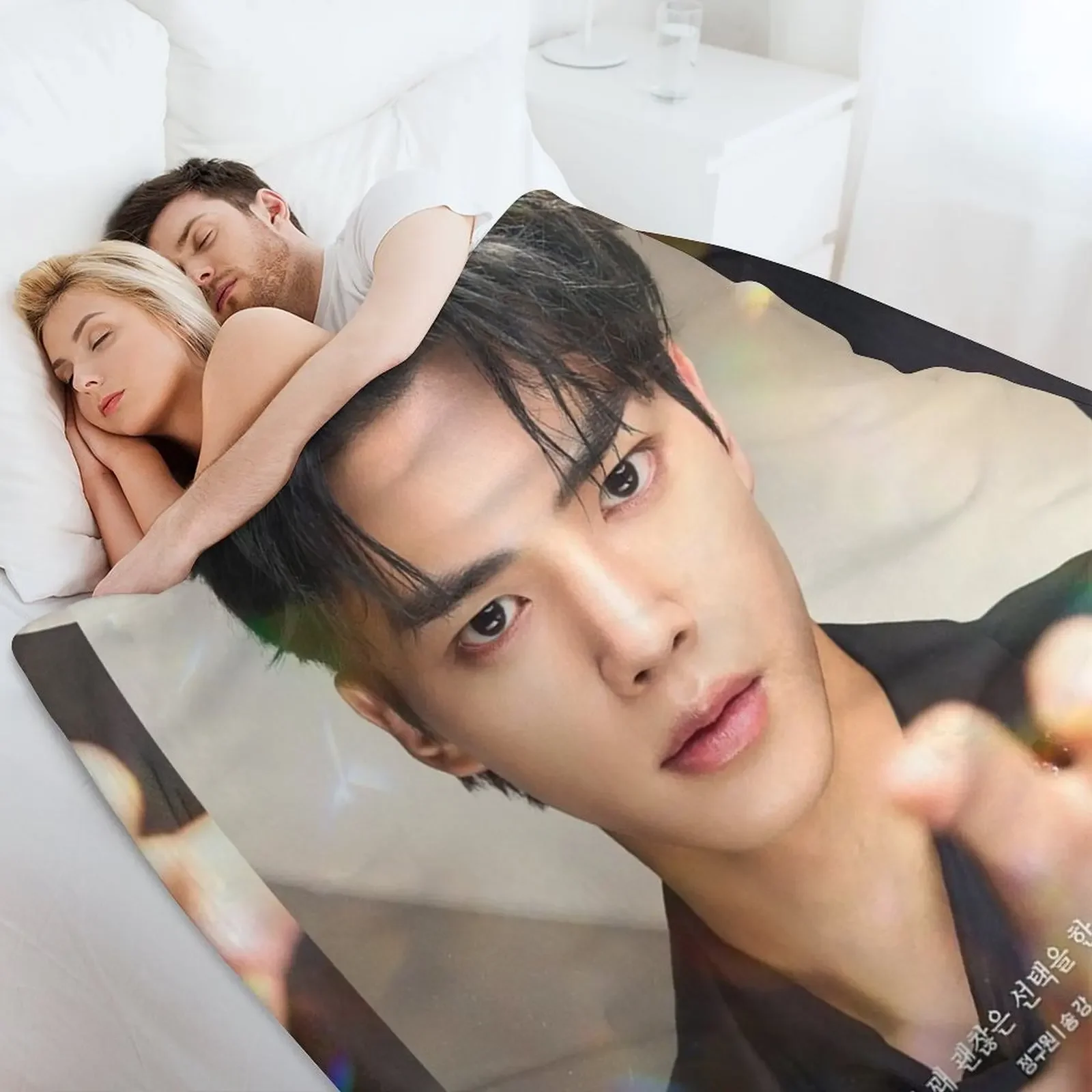 My Demon Kdrama - Kim You Jung - Song Kang Throw Blanket المحشوات السياحية لبطانيات الأطفال لبطانيات الأرائك