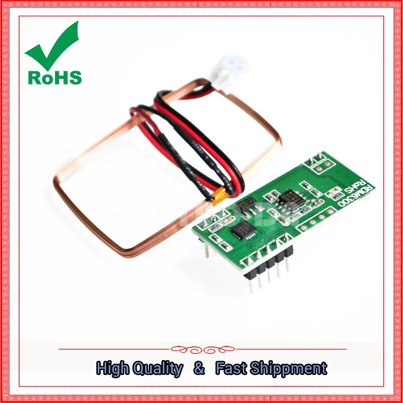 MCU RDM6300 ID Card Reader Module RFID Radio Module UART Serial Output Board