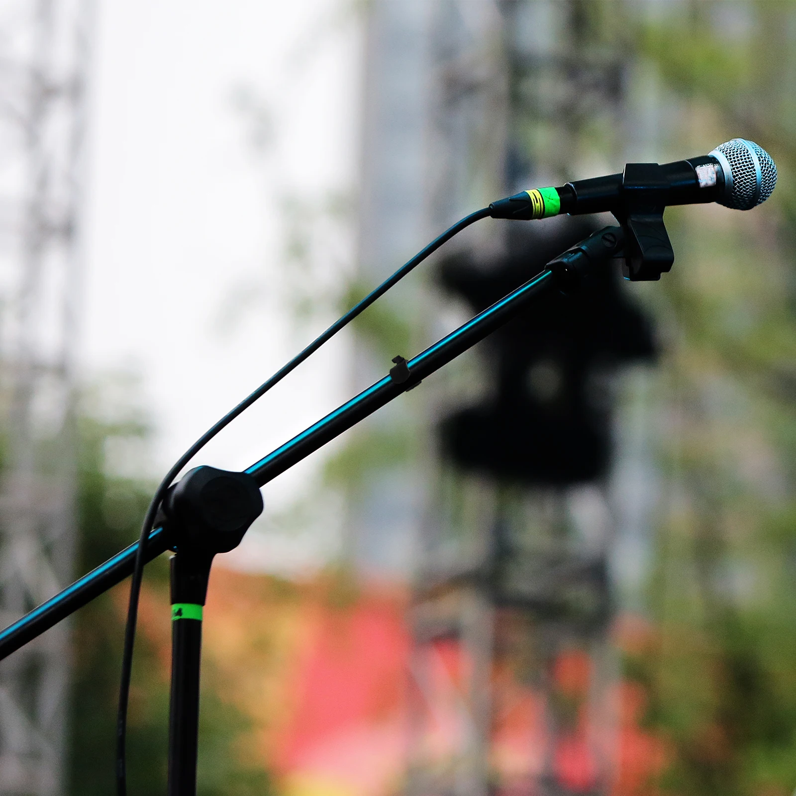 

20Pcs Mic Stand Cable Clip Cable Holder 25mm Pole Mount Wire Fixing Clip for Live Streaming Audio