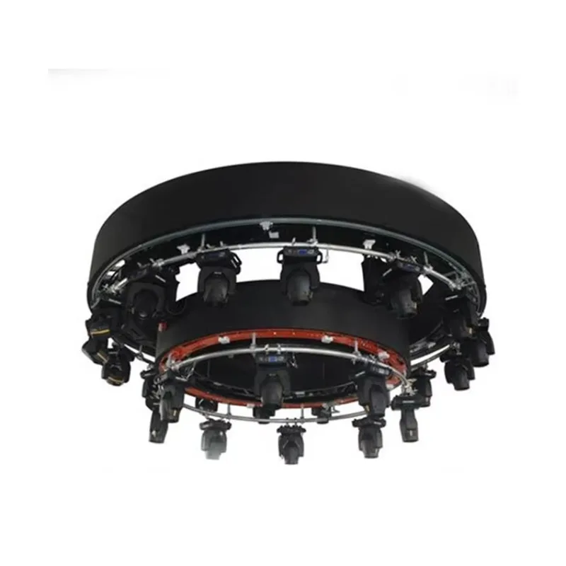 

Custom 290mm rotating lighting circular truss stand for mobile headlight truss