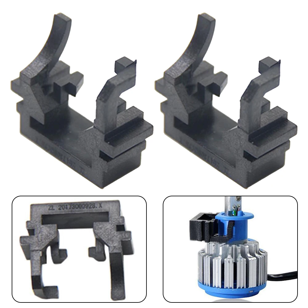 

Quality Useful New Practical Bulb Holder Light Socket Accessories Adapter Headlight LED Lamp Pair Parts Plastic