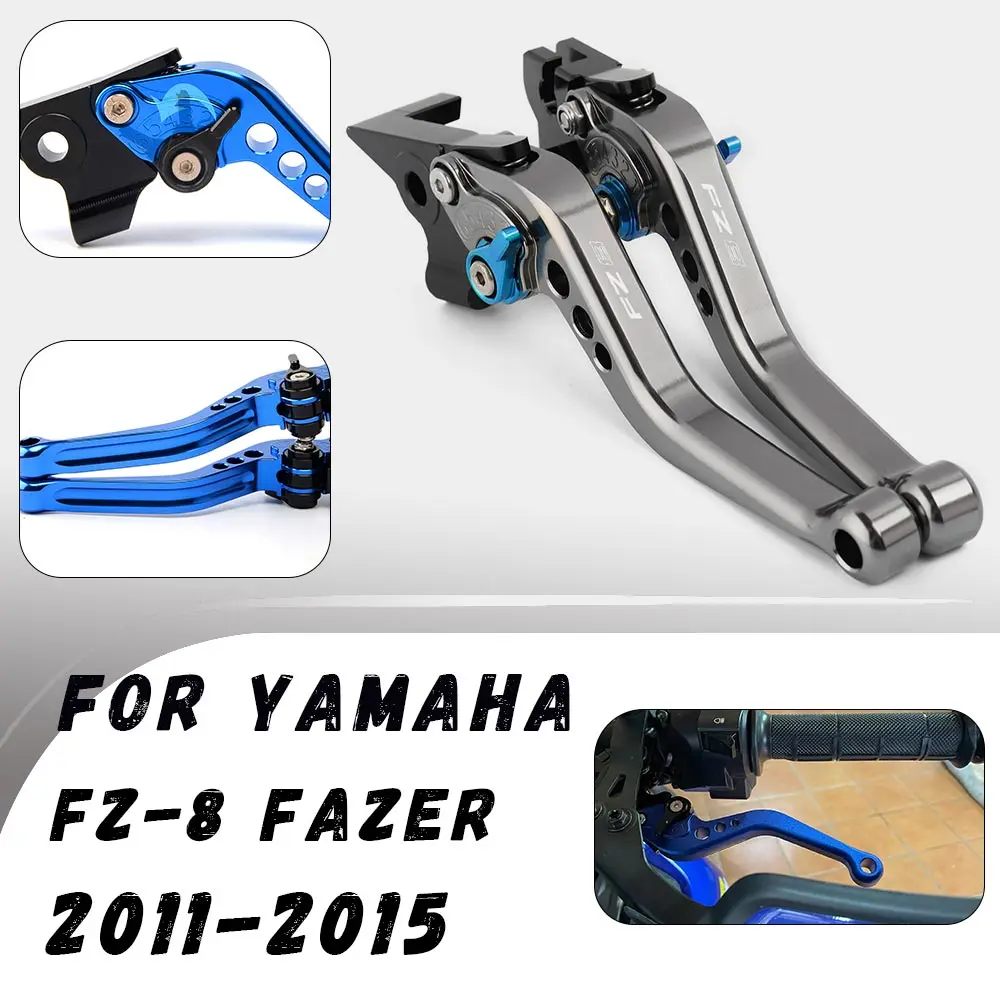 

For Yamaha FZ8 FZ-8 FAZER 2011-2015 CNC Clutch Brake Levers Modified Horn Adjustable Folding Hand Lever Motorcycle Accessories