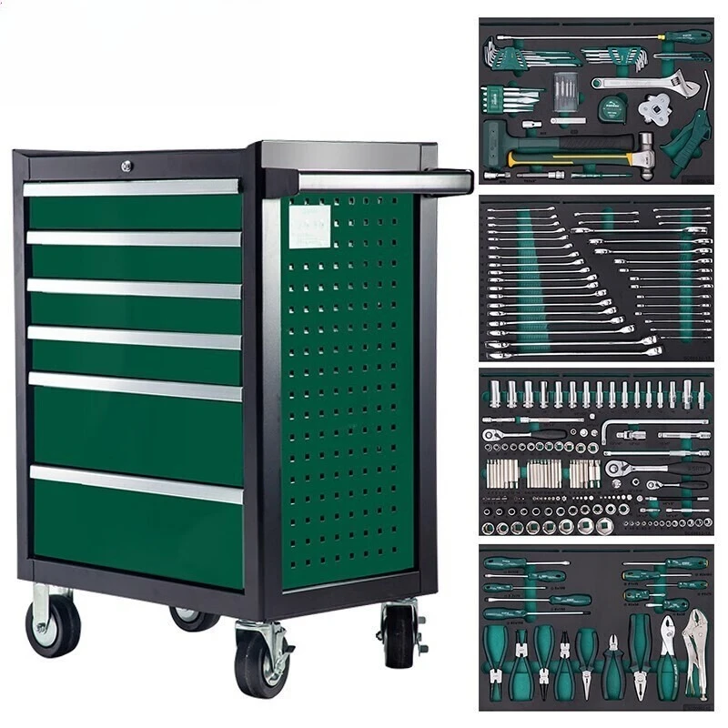 

09930\/09931\/09932 Universal Machine Repair Tool Cart Set + 6 Drawer Tools
