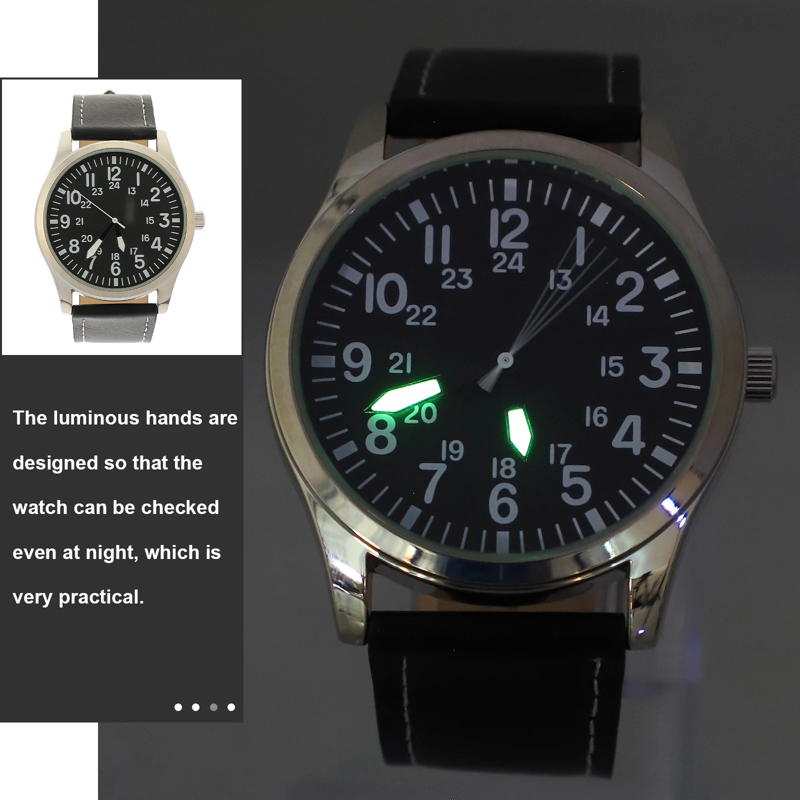 

Waterproof Quartz Watch for Men Stylish Decorative Wristwatch Gentle Comfortable Adjustable Strap Precise Movement