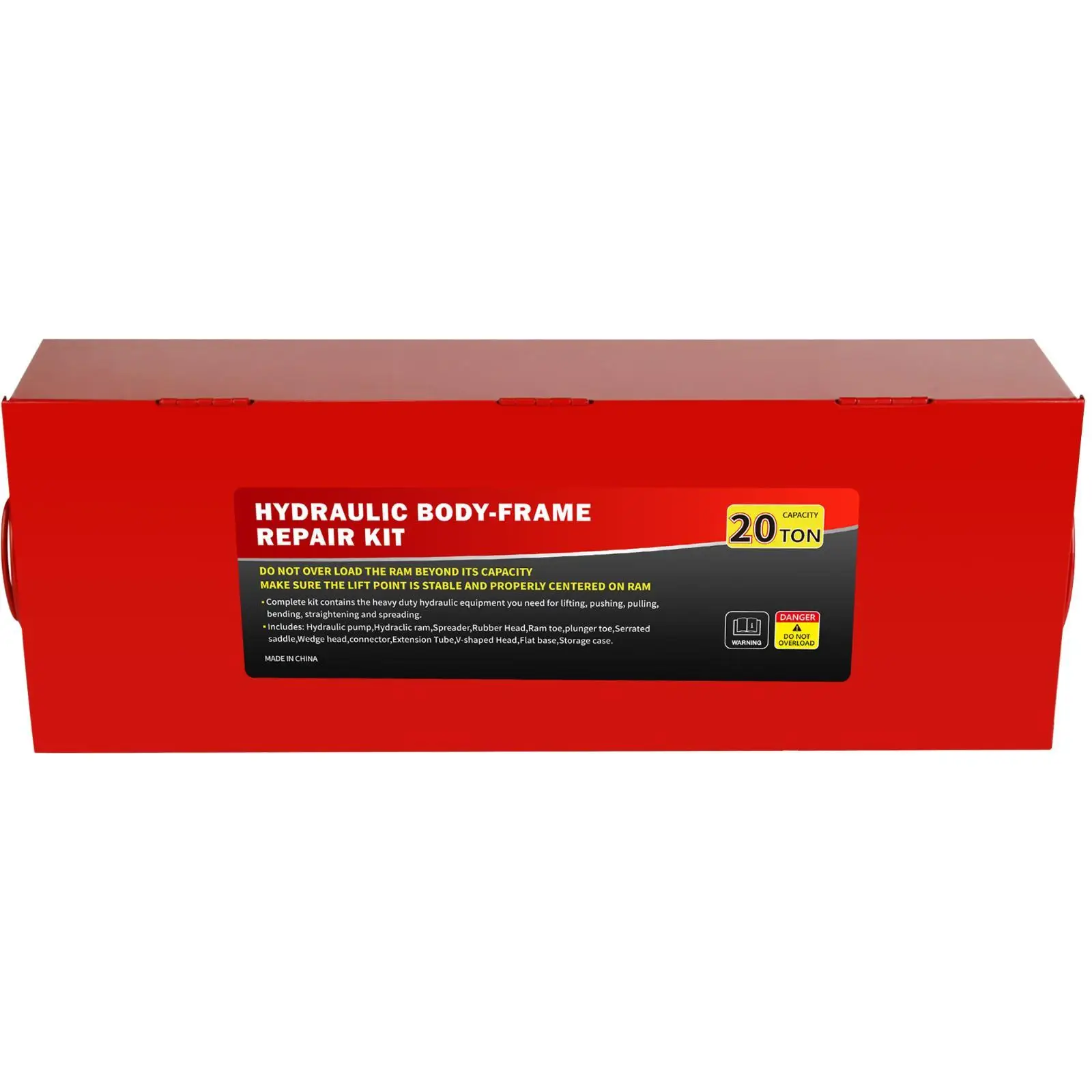 20 Ton Kit, Portable Hydraulic Jack with1.43 m Oil Hose, Car