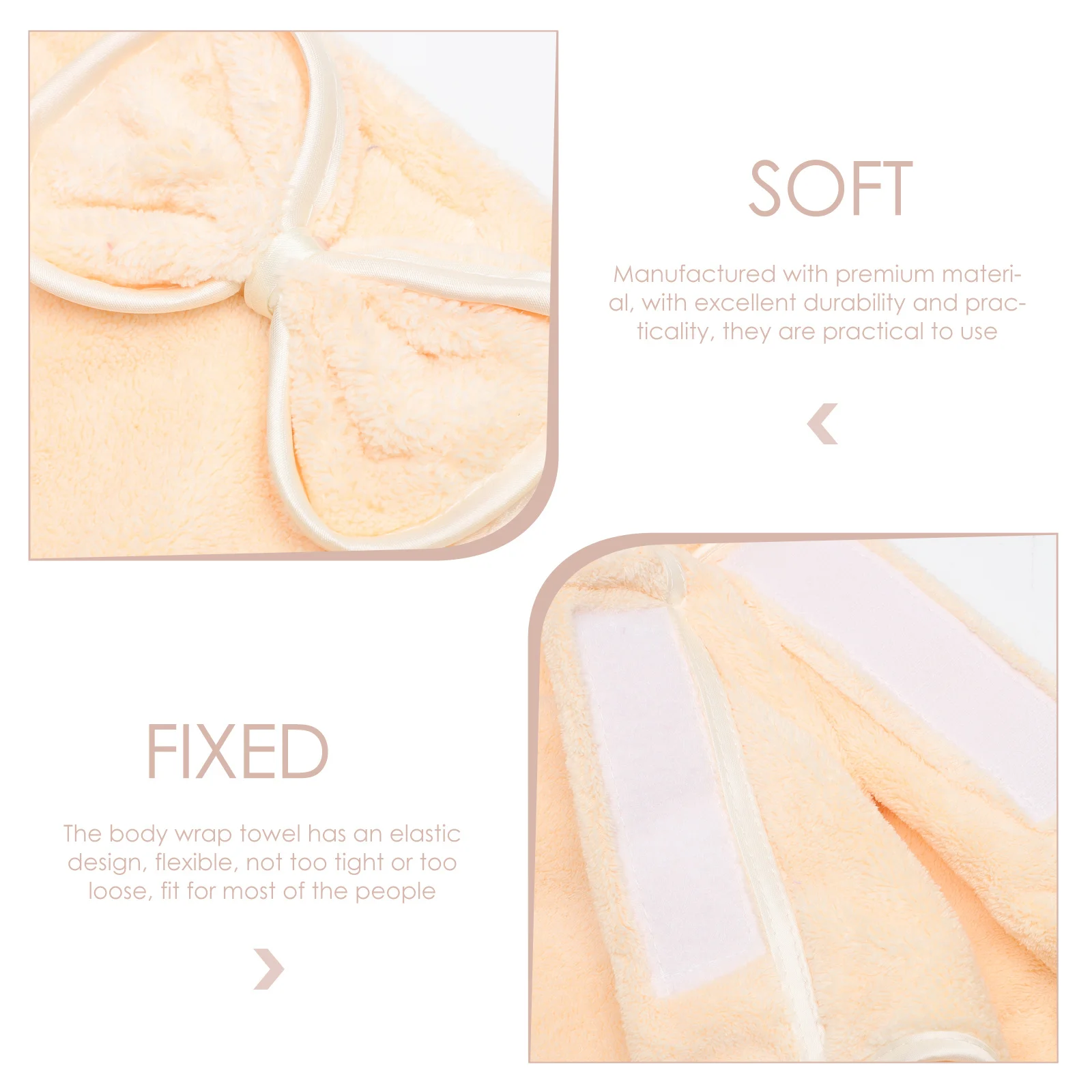 

1 set 1 Bath Set For Women Premium Body Wrap Spa Towel Set Hair Towel Shower Hat Headband Salon Home Use Fast Drying