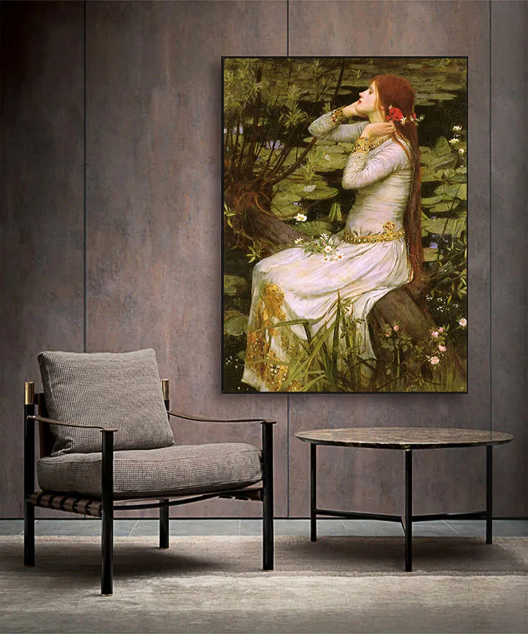 Boreas بواسطة جون ويليام Waterhouse امرأة سيرس إنفيديوسا ملصق طباعة صور فنية للجدران قماش اللوحة غرفة المعيشة ديكور المنزل
