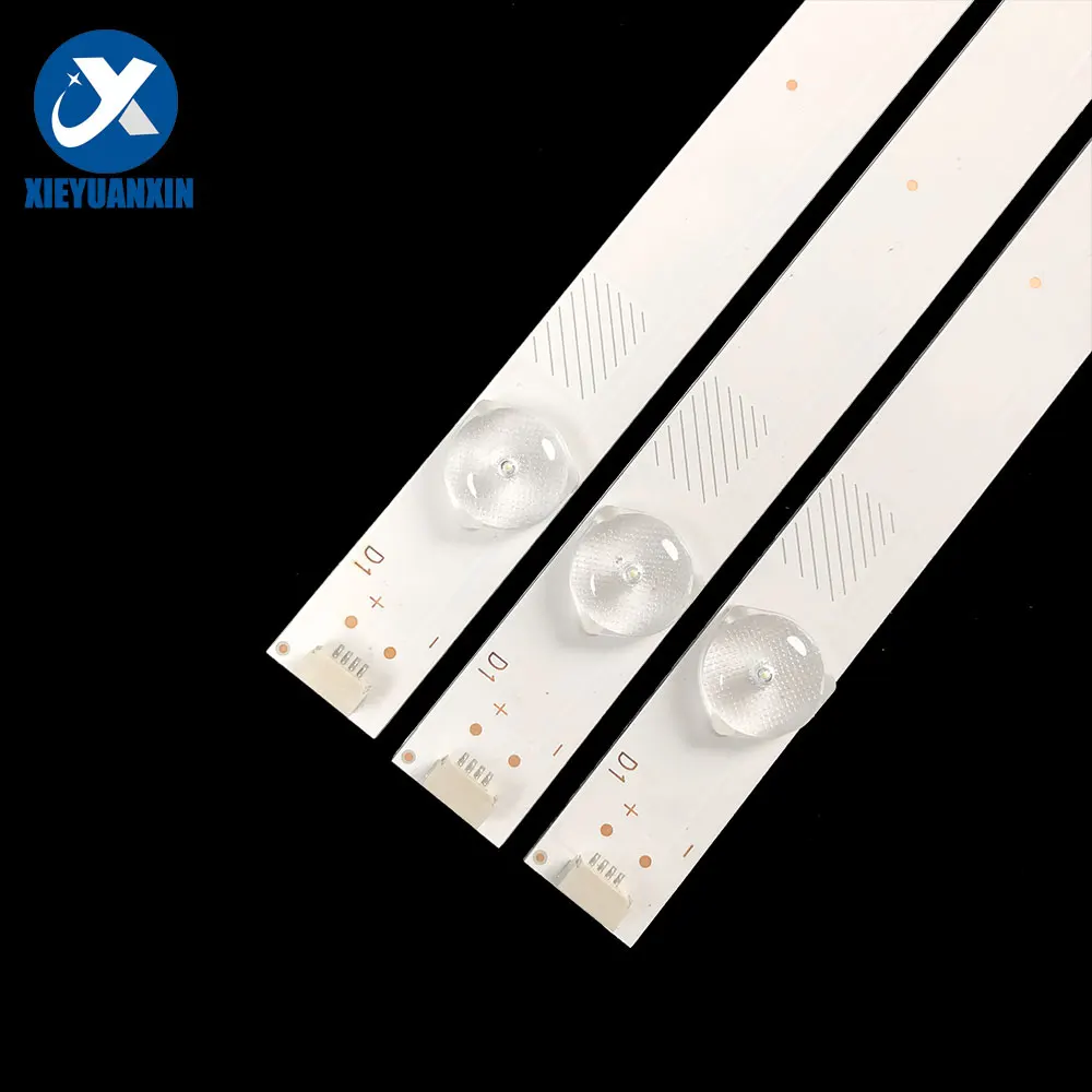 Barra de luz de fundo de tv led, 777mm, 3v, 6 lâmpadas, para afiado 40 polegadas LBM400E0601-CM 3 tamanhos, peças de reparo de tv LC-40LE280X