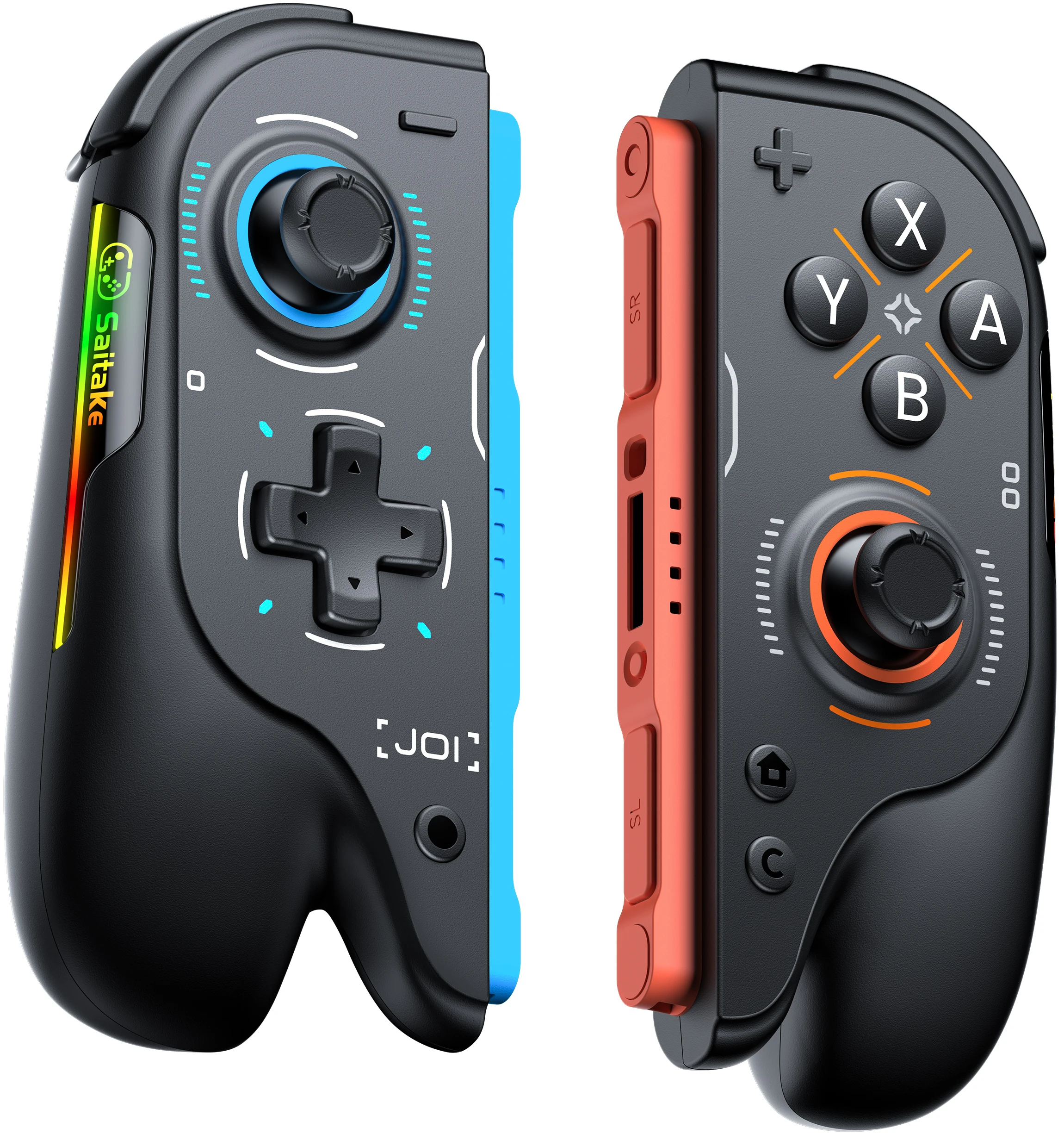 DinoFire Wireless Gamepad for Switch2 Hall effect TMR joystick 4 Vibration Levels Back Macro with dual 500mAh Battery