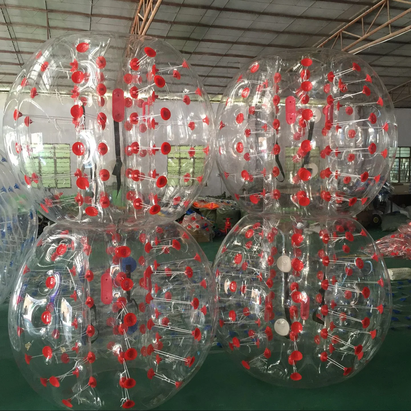 كرة قدم فقاعية من مادة PVC وTPU، كرة ممتصة للصدمات البشرية، كرات زورب رياضية قابلة للنفخ، كرة قدم فقاعية #1