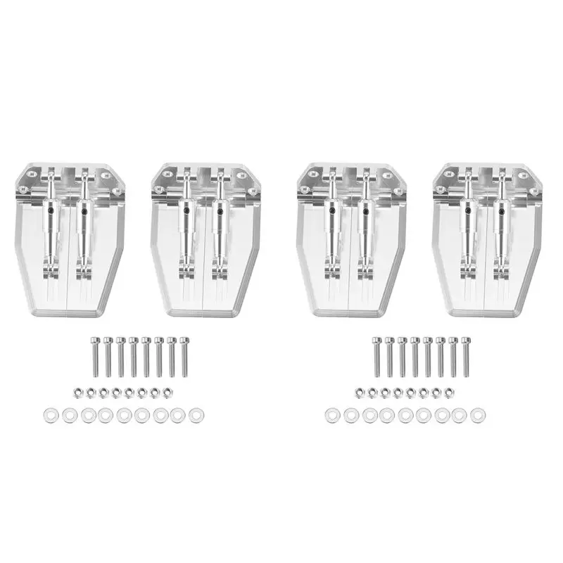 Best-4Pcs Metal Adjustable Trim Tabs 69X57x30mm For Nitro Gas RC Model Boat