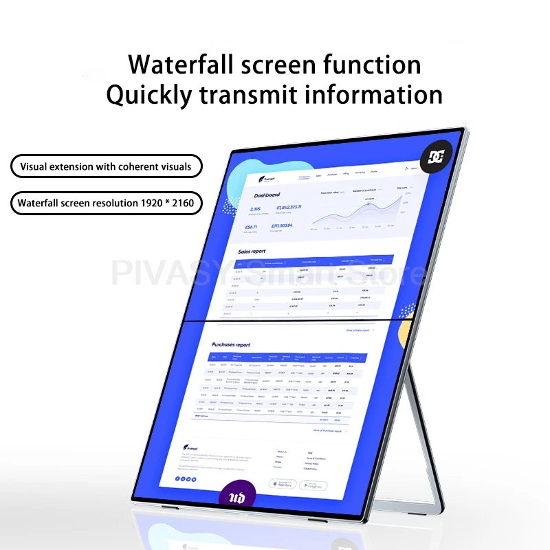 18.1 Polegada tela de cubo mágico oled monitor portátil escritório gaming host tela expansão pc display secundário 100% srgb 1ms resposta