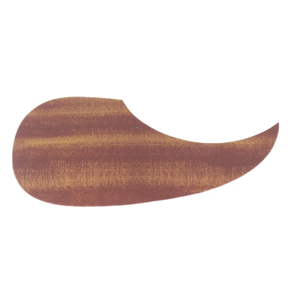 Wood Grain Color Guitar Pick Guard Self Adhesive Anti-Scratch Scratch Plate PVC Material Self Adhesive Pickguard
