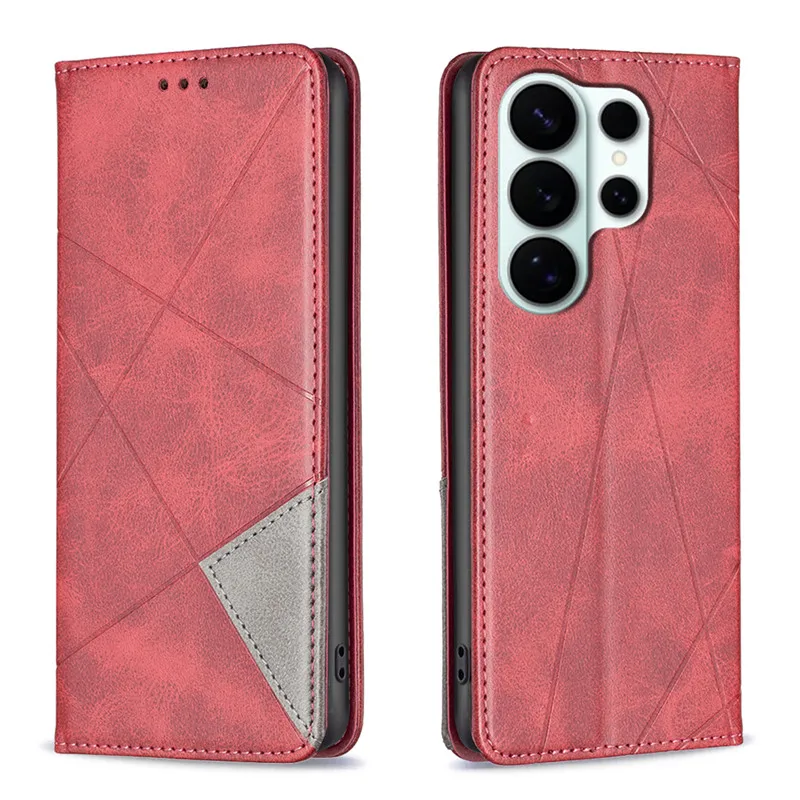 Etui na telefon Samsung Galaxy S26 Plus, magnetyczne, skórzane, z klapką, portfel, do Samsung S26 Edge Ultra Pro 5G, smukłe etui, capa — zdjęcie produktu 2