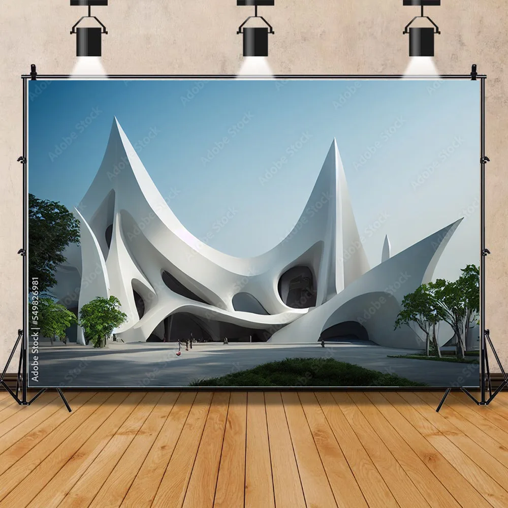 Art Cloth Background European Landscape Famous Scenic Spots Street  Night Scene Photography Background Props  OZ-15