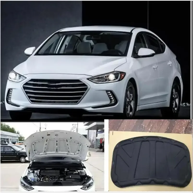 2017  2018 for Hyundai Elantra Eco thermal insulation cotton sound insulation cotton heat insulation pad