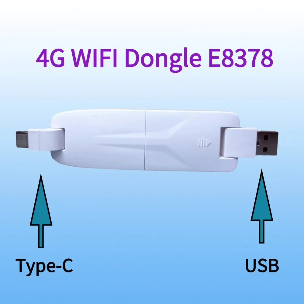VONJUN E8378 LTE Wingle Type-C & USB Duble Hotspot with 4G Sim Card Slot Wireless Router