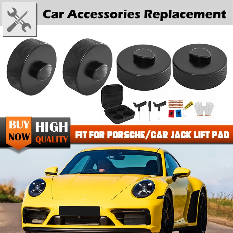 Rubber Jack Pad Support Point Adapter Protector Jacking Tool Tire Repair Storage For Porsche 911 964 993 996 997 Cayman Boxster