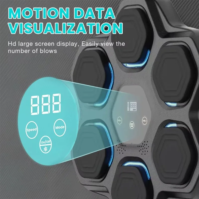 Home Adults Big Wall Smart Electronic Arcade Game Training Music Boxing Machine