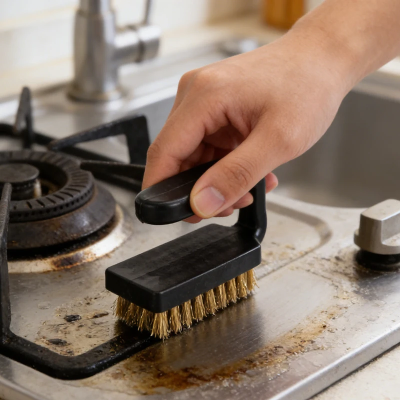 

2pcs Brass Wire Brush Steel Wire Brush Cleaning Brushes for Cleaning Welding Slag and Rust Removal Industrial Scrubbing Brush