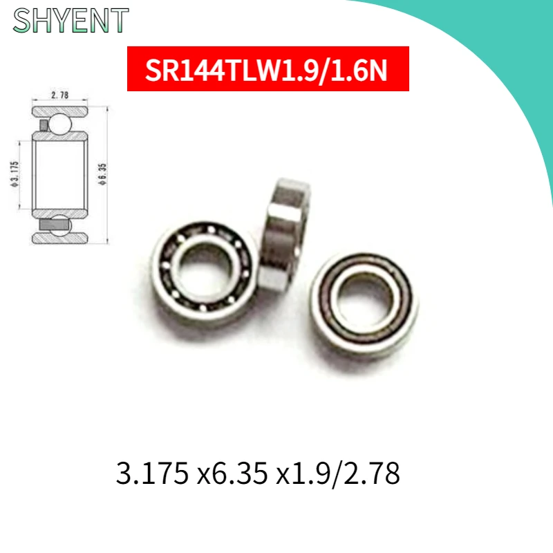 

5/10Pcs Dental High Speed Handpiece Ceramic Bearing for KV Contra Angle Head E25L Upper SR144TLW1.9/1.6N