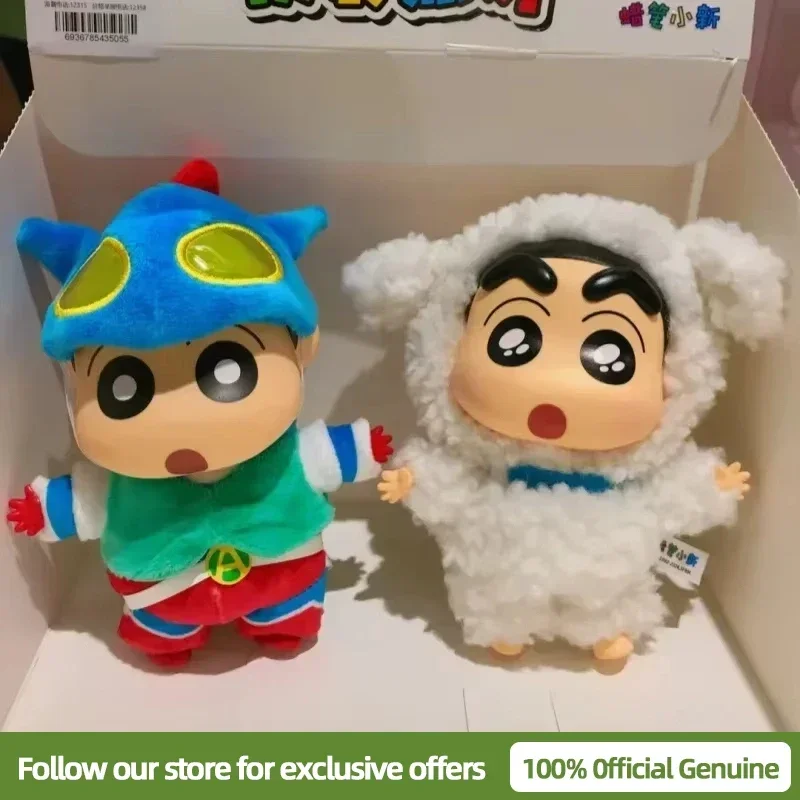 TOP TOY Kawaii Anime Crayon Shin-Chan Blind Box Keychain Cute Cartoon Car Key Ring Pendant Schoolbag Decoration Gifts For Friend