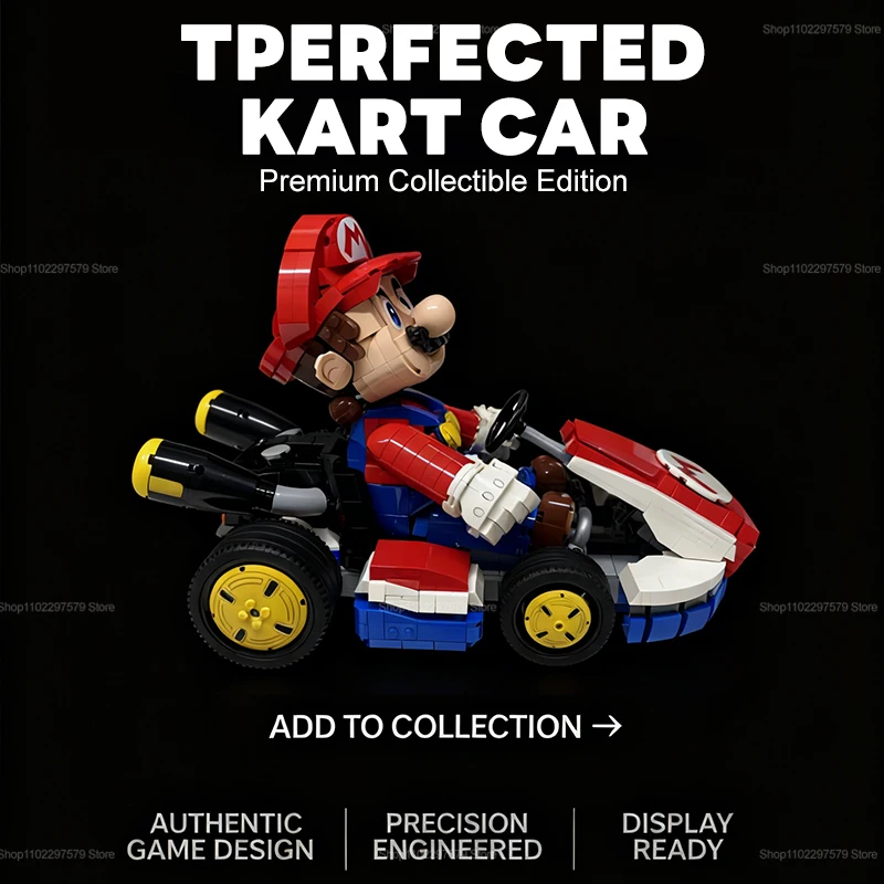 ชุดตัวต่อรถแข่ง NEW 1972 PCS สำหรับเด็กและผู้ใหญ่ ของเล่นเสริมพัฒนาการ ของขวัญวันเกิดและคริสต์มาส สำหรับนักสะสม