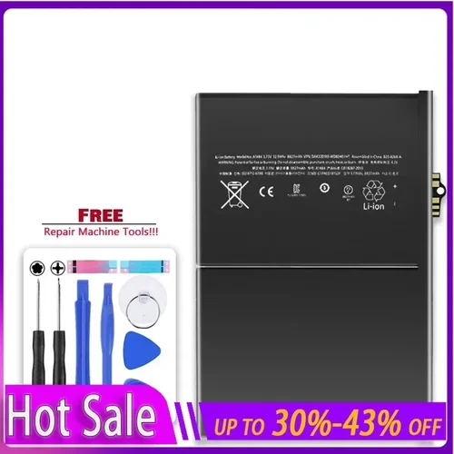 Batería de tableta para Apple IPad 5 y Air 1, batería de repuesto A1474 A1475 A1476 A1822 A1823 A1893 A1954 A2197, baterías de 8827mAh