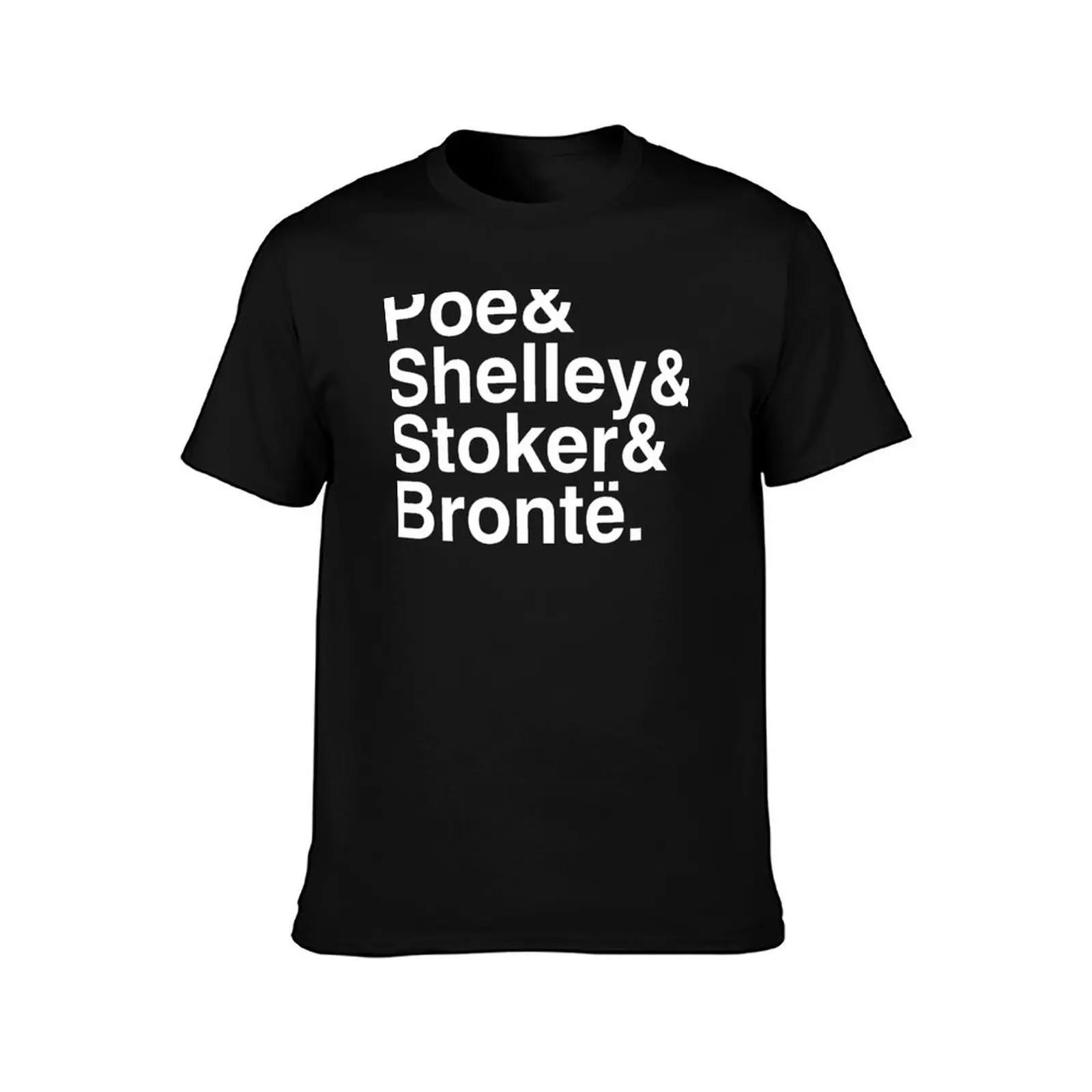 Classic Gothic Authors Four Names T-Shirt man t shirt luxury T-Shirt