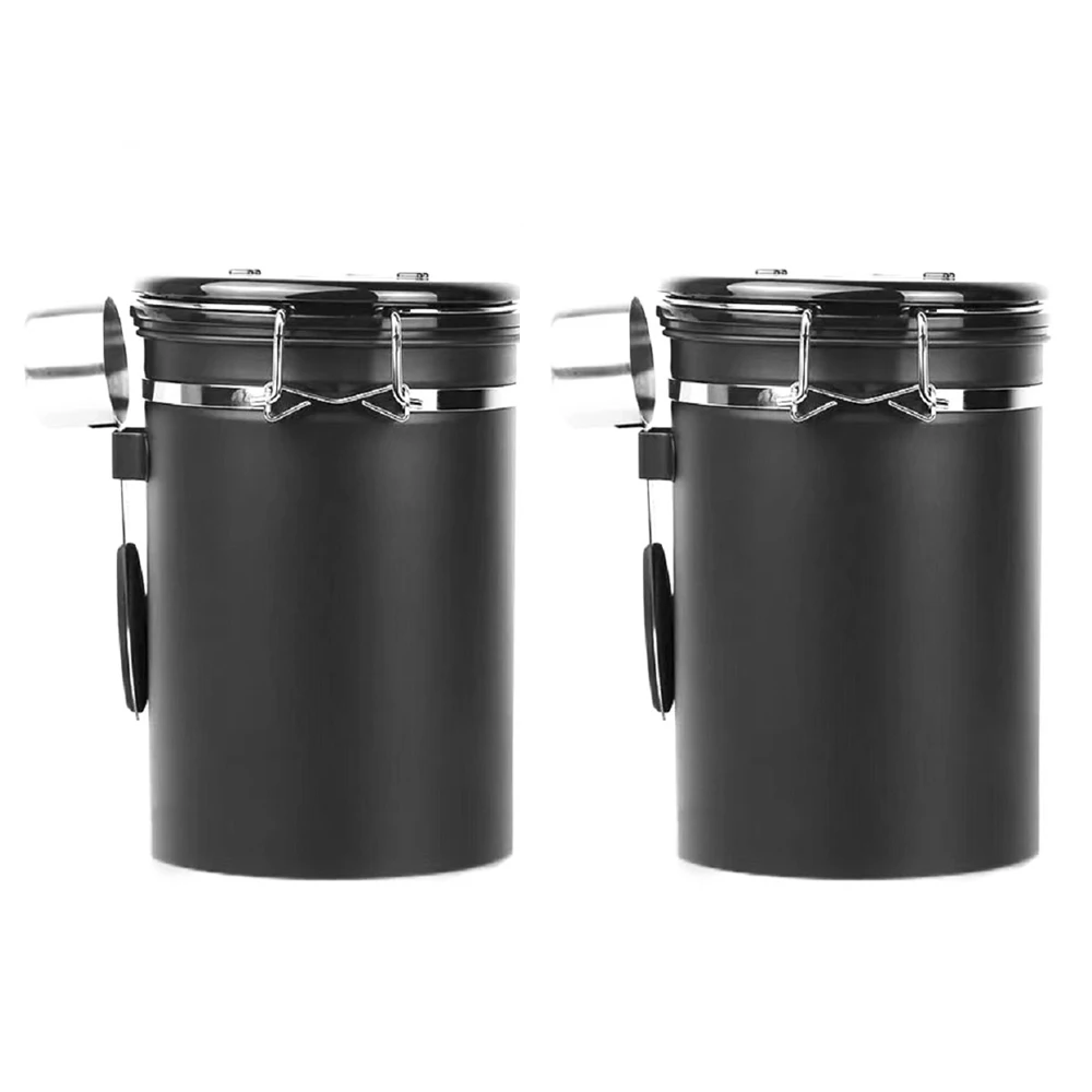 

Контейнер для кофе Sifei из нержавеющей стали с газом Silpot 1,8 л и 2 черными аксессуарами для машины