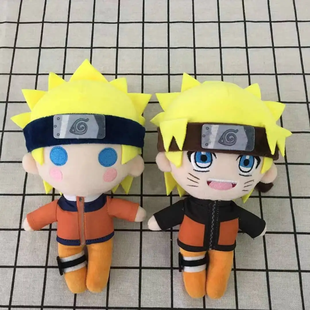 20CM New Naruto Plush Doll Creative Cute Pillow Kakashi Uchiha Itachi Simulation Doll Children\'s Birthday Gift Collection Toys