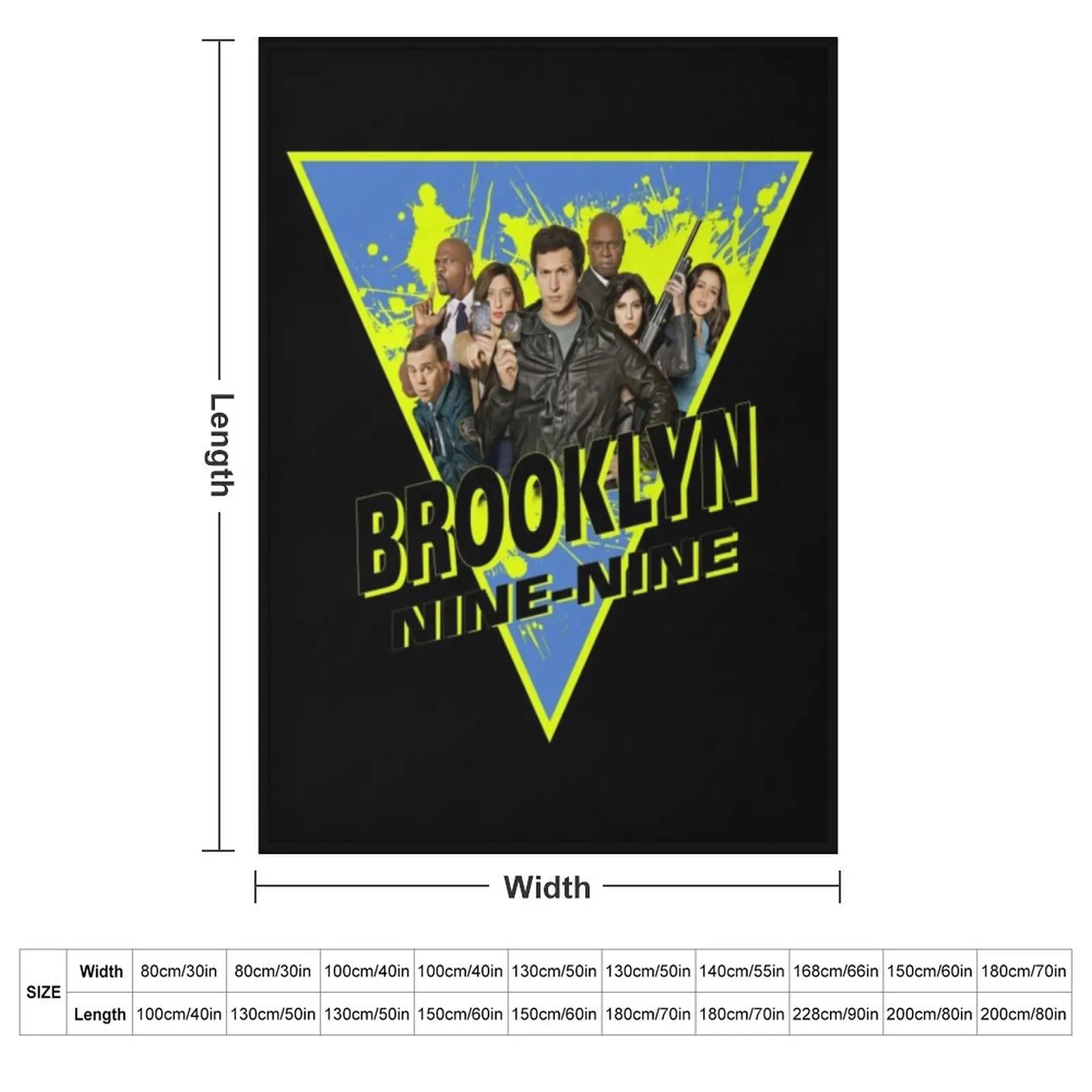 Brooklyn Nine Nine T-ShirtBrooklyn Nine Throw Blanket funny gift Quilt Blankets