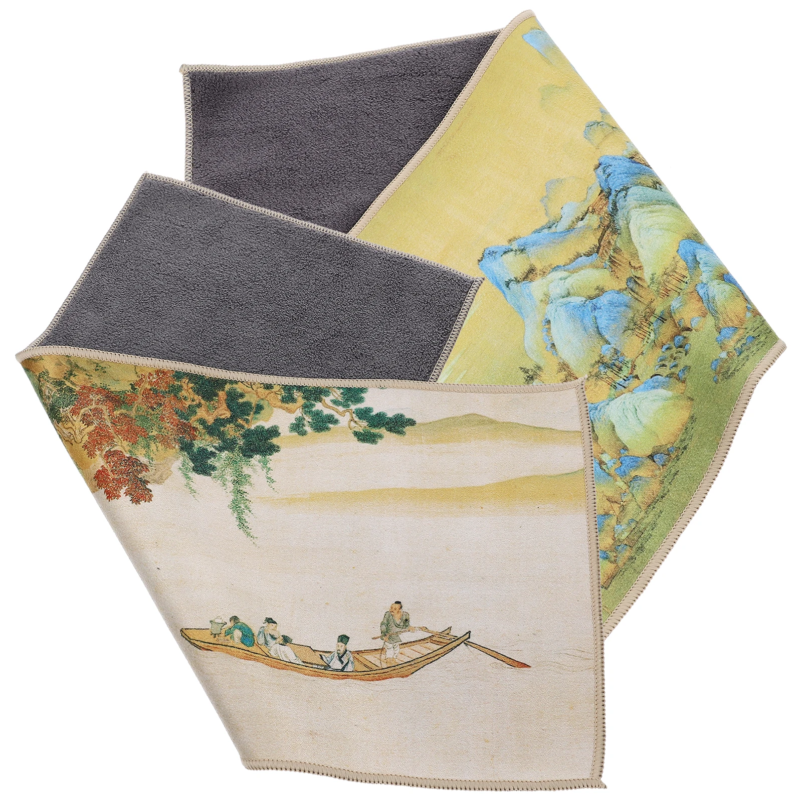 

2Pcs Tea Towel Thickened Premium Coral Fleece Kitchen Dish Towel Highly Absorbent Quick Dry for Teacup Cookware Glass Cleaning