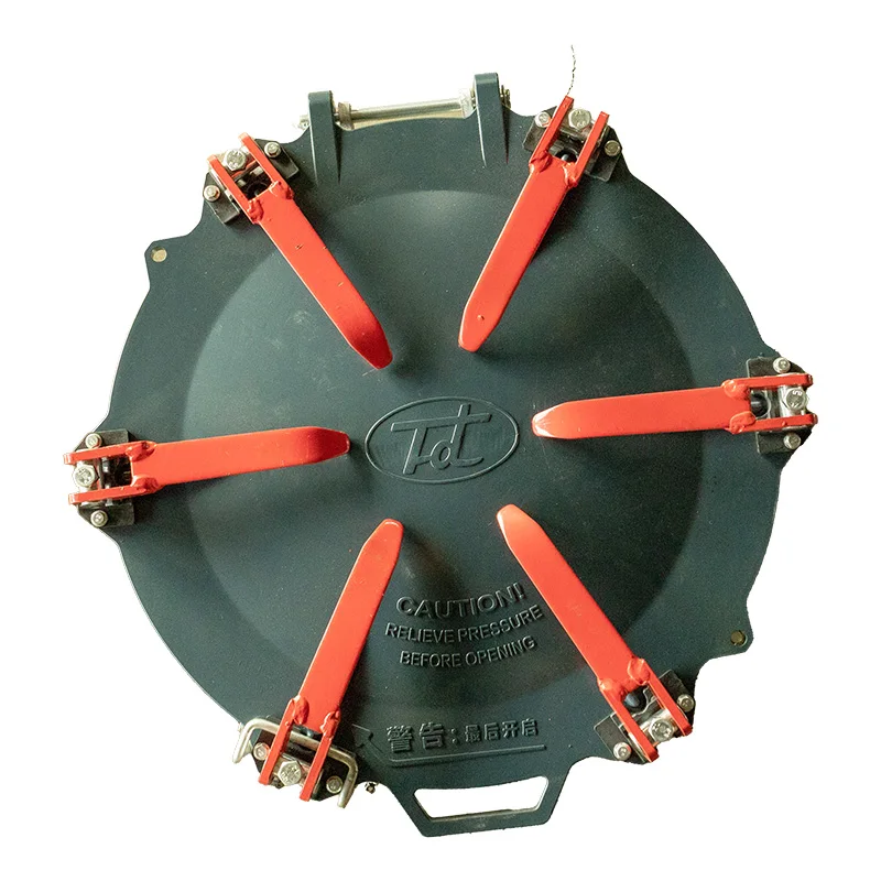 

Hot Sale Customizable Tank Truck Aluminum Alloy Iron Metal Buckle Seal Hexagonal Manhole Cover