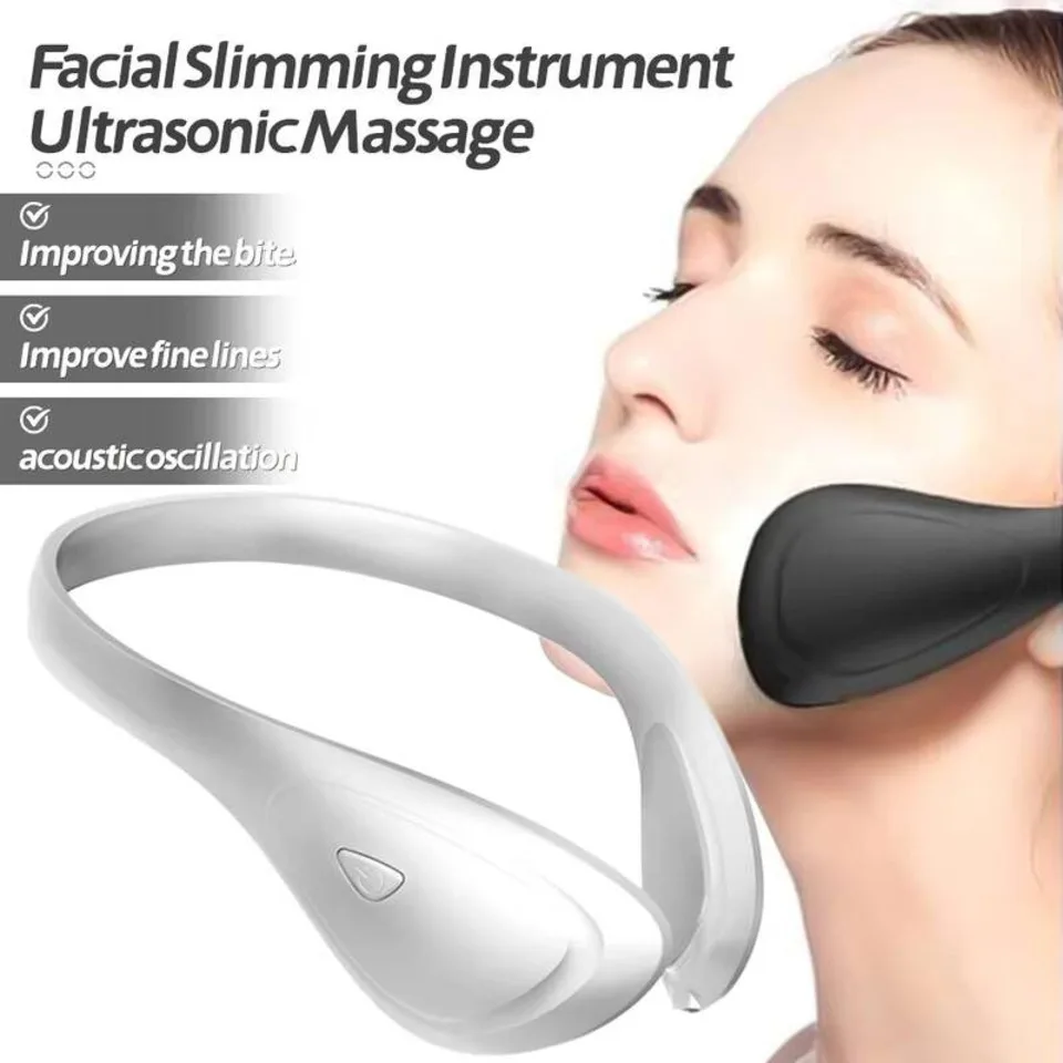 V-face moldar massageador levantamento facial micro corrente elétrica dispositivo de beleza facial ems emagrecimento muscular relaxar ferramentas de saúde