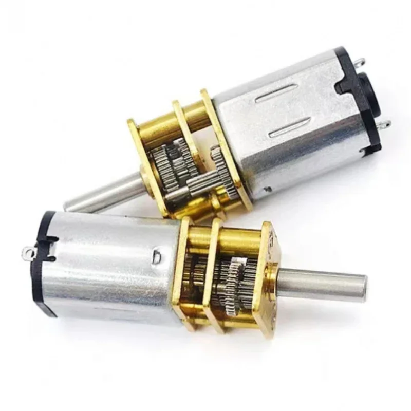 GA12-N20 Micro DC Metal Gear Motor 3V 6V 12V Multiple RPM Options 30-1000RPM for DIY Robotics Projects
