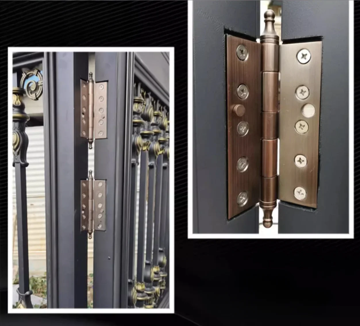 Copper Door  Hinge 6-Inch Stainless Steel Thickened  Bearing   Accessories