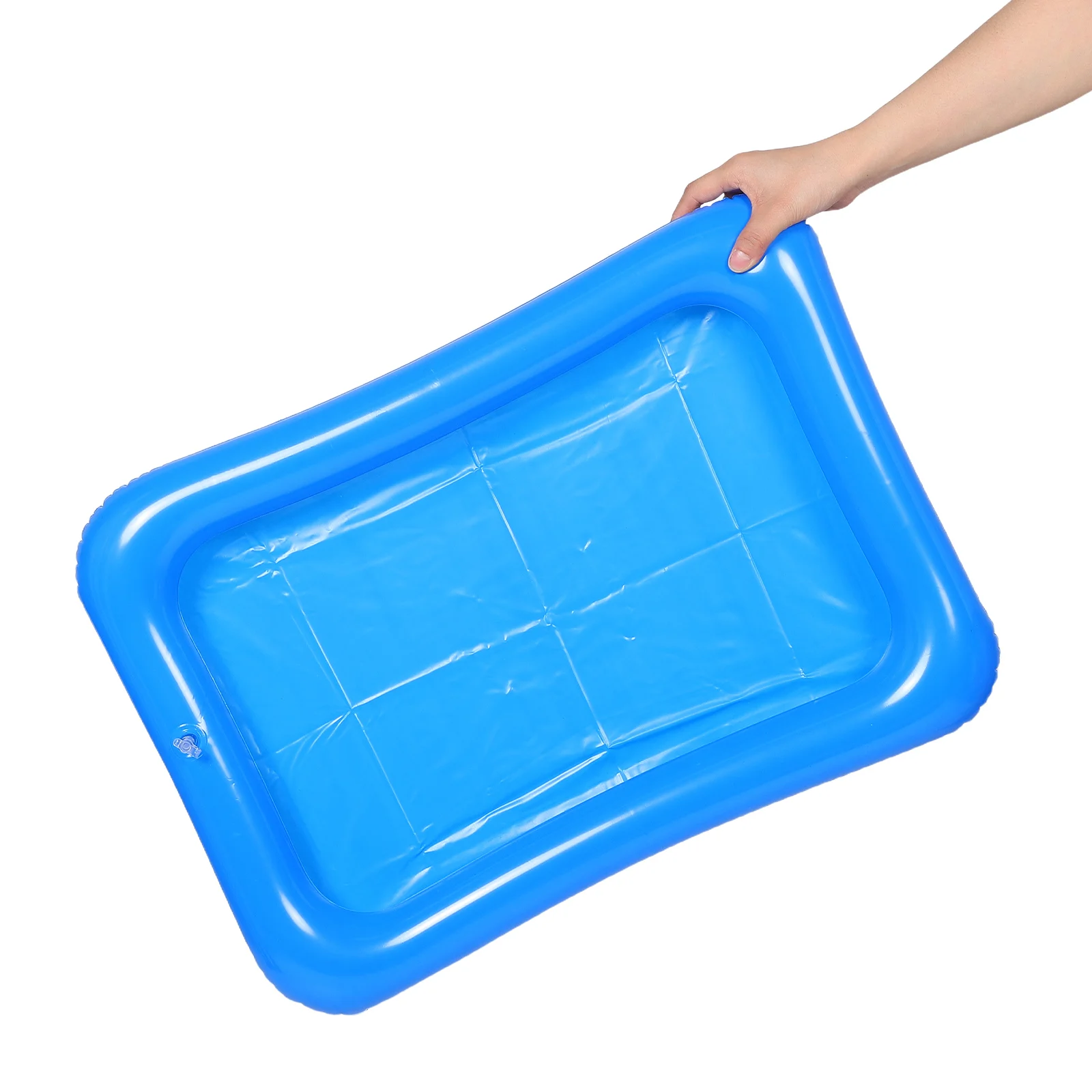 

4pcs Inflatable Fishing Outdoor Toy Beach Party Game Large Capacity Floating Sand Tray Bathtub Ocean for Children